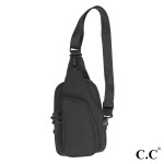 C.C BGS4395
Crossbody Sling Bag

- Full Zipper Closure
- Main Pocket Includes Large Mesh / Open Pocket
- Front Open Pocket With Clip Closure
- Front Zipper Pocket / Back Open Pocket 
- Side Adjustable Sling Strap 
- Approximately 5.25"W X 8.5"H X 2.25"D 
- Strap Adjustable 24-49"L