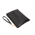 Wholesale vegan Leather Basket Weave Tote Bag Removable Base Wristlet Main Bag S