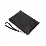 Wholesale vegan Leather Basket Weave Tote Bag Removable Base Wristlet Main Bag D