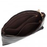 Wholesale vegan Leather Basket Weave Tote Bag Removable Base Wristlet Main Bag D