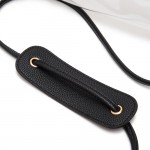 Wholesale clear Cylinder Crossbody Bag Vegan Leather Trim Shoulder Support Pad Z