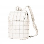 Wholesale quilted Puffer Backpack Magnetic Flap Closure Full Zipper Closure Inte