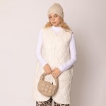 Wholesale do Everything Love Vegan Leather Quilted Puffer Tote Bag Full Zip Clos