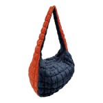 Wholesale do Everything Love Game Day Quilted Puffer Shoulder Tote Bag Full Zip