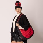 Wholesale do Everything Love Game Day Quilted Puffer Shoulder Tote Bag Full Zip