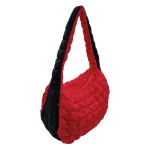 Wholesale do Everything Love Game Day Quilted Puffer Shoulder Tote Bag Full Zip