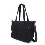 Wholesale corduroy Tote Bag Removable Crossbody Strap Full Zipper Closure Two Op