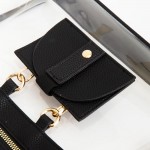 Wholesale clear Crossbody Bag Vegan Leather Trim Sunglasses Holder Zip Closure R