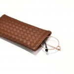 Woven Vegan Leather Glasses Case 

- Magnetic Closure
- Lined Body
