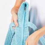 Wholesale woven Straw Tote Bag Full Zipper Closure Lined Body Two Open Pockets L