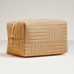 Wholesale quilted Terry Cloth Travel Pouch Full Zip Closure L T D Polyester