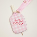 Wholesale my Pickle Ball Era Cherries Plaid Printed Pickle Ball Racket Bag Full