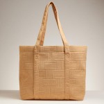 Wholesale quilted Terry Cloth Tote Bag Snap Closure Lined Body Handle Drop L L T