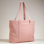Wholesale quilted Terry Cloth Tote Bag Snap Closure Lined Body Handle Drop L L T