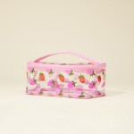 Wholesale clear Fruit Print Travel Pouch Full Zipper Closure L T D
