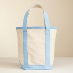 Wholesale mini Sea Shell Print Canvas Tote Bag Handle Drop L L T D Cotton