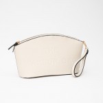 Wholesale vegan Leather Makeup Bag Embossed MAKEUP BAG Detail Full Zip Closure R