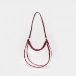 Clear Rounded Tote Bag With Vegan Leather Trim 

- Zip Closure
- Handle Drop 10" L 
- Approximately 10.5" L X 7" T X 3" W   