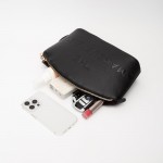 Wholesale vegan Leather Makeup Bag Embossed MAKEUP BAG Detail Full Zip Closure R