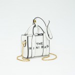 Wholesale mINI BAG Vegan Leather Cross Body Bag Zip Closure Removeable Wristlet