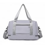 Wholesale nylon Duffle Tote Bag Full Zip Closure Lined Body External Zip Pockets