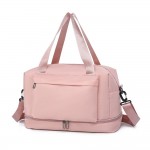 Wholesale nylon Duffle Tote Bag Full Zip Closure Lined Body External Zip Pockets