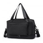 Wholesale nylon Duffle Tote Bag Full Zip Closure Lined Body External Zip Pockets