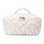 Quilted Print Makeup Bag

- Full Zip Closure
- 3 Internal Pockets & 1 Zip Brush Pocket
- Approximately 9” L X 5” T X 4” D