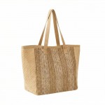 Wholesale nautical Stripe Tote Bag Snap Closure Lined Body Open Pocket L T D Pol