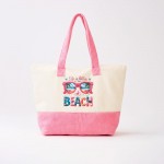 Wholesale life Better At Beach Sunglasses Print Terry Cloth Tote Bag Full Zip C