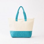 Wholesale life Better At Beach Print Terry Cloth Tote Bag Full Zip Closure Line