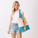 Wholesale take Me Beach Terry Cloth Tote Bag Full Zip Closure Lined Body Open P