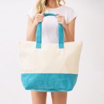 Wholesale take Me Beach Terry Cloth Tote Bag Full Zip Closure Lined Body Open P
