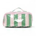 Stripe Makeup Bag

- Full Zip Closure
- 3 Internal Pockets & 1 Zip Brush Pocket
- Approximately 9” L X 5” T X 5” D