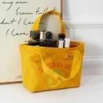 Wholesale fruit SQUEEZE DAY Embroidered Tote bag L T D Open External Pocket Hand