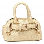 Wholesale vegan Leather Cross Body Tote Bag Buckle Detail Full Closure Removeabl