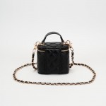 Wholesale quilted Vegan Leather Mini Tote Crossbody Bag Full Zip Closure Interna