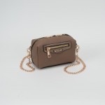 Wholesale vegan Leather Mini Cross Body Bag Full Zip Closure Lined Body Exterior