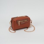 Wholesale vegan Leather Mini Cross Body Bag Full Zip Closure Lined Body Exterior