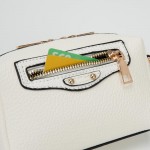 Wholesale vegan Leather Mini Cross Body Bag Full Zip Closure Lined Body Exterior