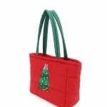 Wholesale quilted puffer bag padded body embroidered trimmed tree front Sold pad
