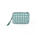 Wholesale quilted puffer bag checked gingham print padded body matching padded h