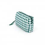 Wholesale quilted puffer bag checked gingham print padded body matching padded h