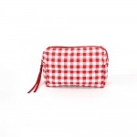 Wholesale quilted puffer bag checked gingham print padded body matching padded h