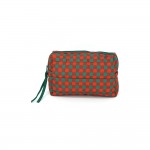 Wholesale quilted puffer bag checked gingham print padded body matching padded h