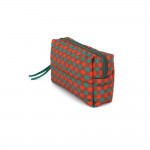 Wholesale quilted puffer bag checked gingham print padded body matching padded h