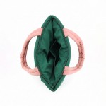 Wholesale quilted puffer bag padded body applique bow across front Sold padded t