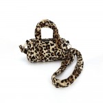 Wholesale leopard Print Mini Satchel Bag dual top handles removable shoulder str