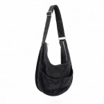 Wholesale slouchy suede hobo bag adjustable strap soft unstructured body Roomy m
