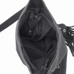 Wholesale fringe crossbody bag soft vegan suede long adjustable strap studded tr